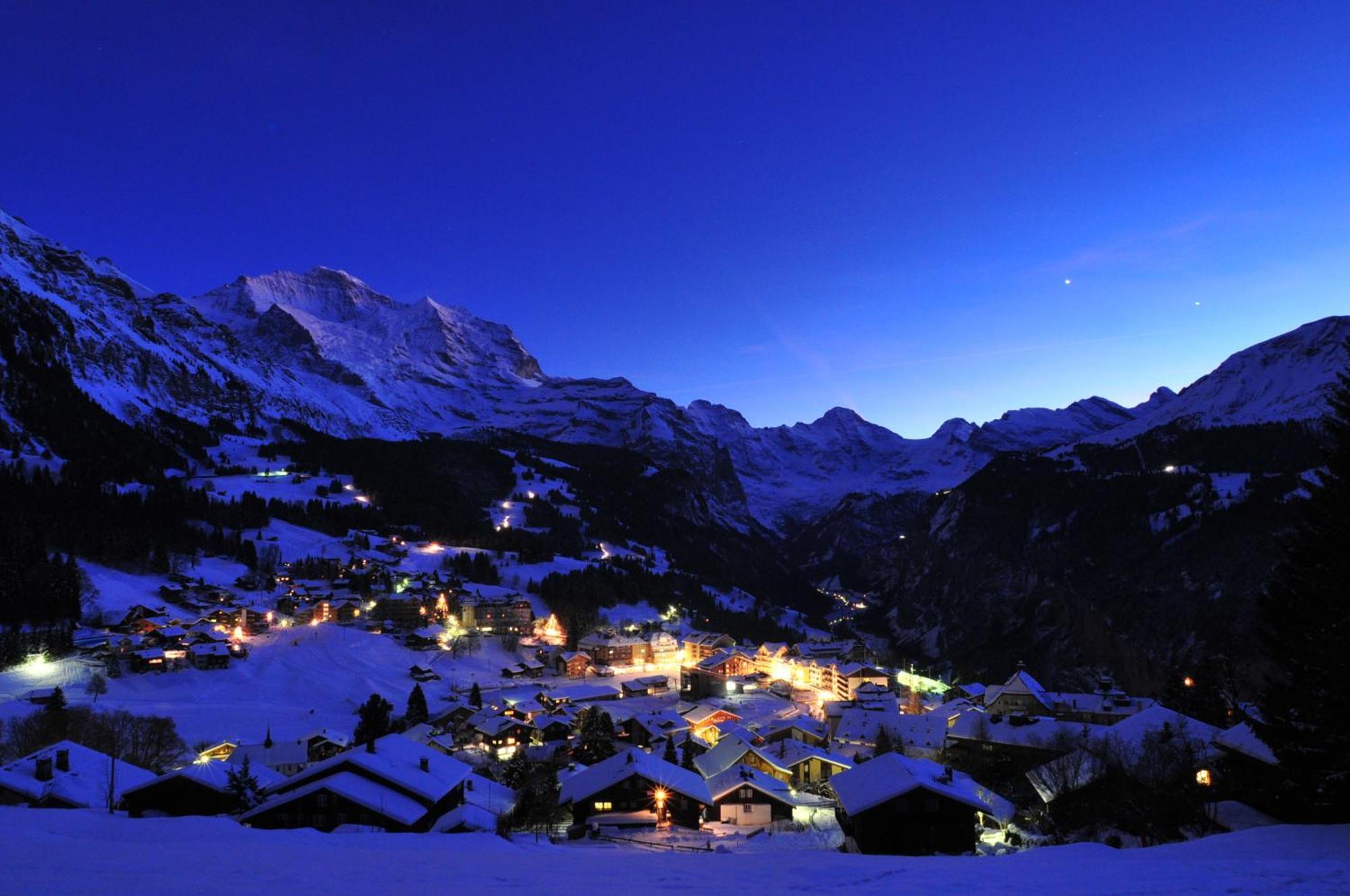 Chalet Alpina Gyger Wengen Exteriér fotografie