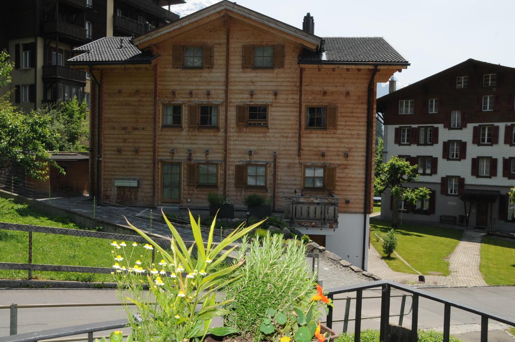 Chalet Alpina Gyger Wengen Exteriér fotografie