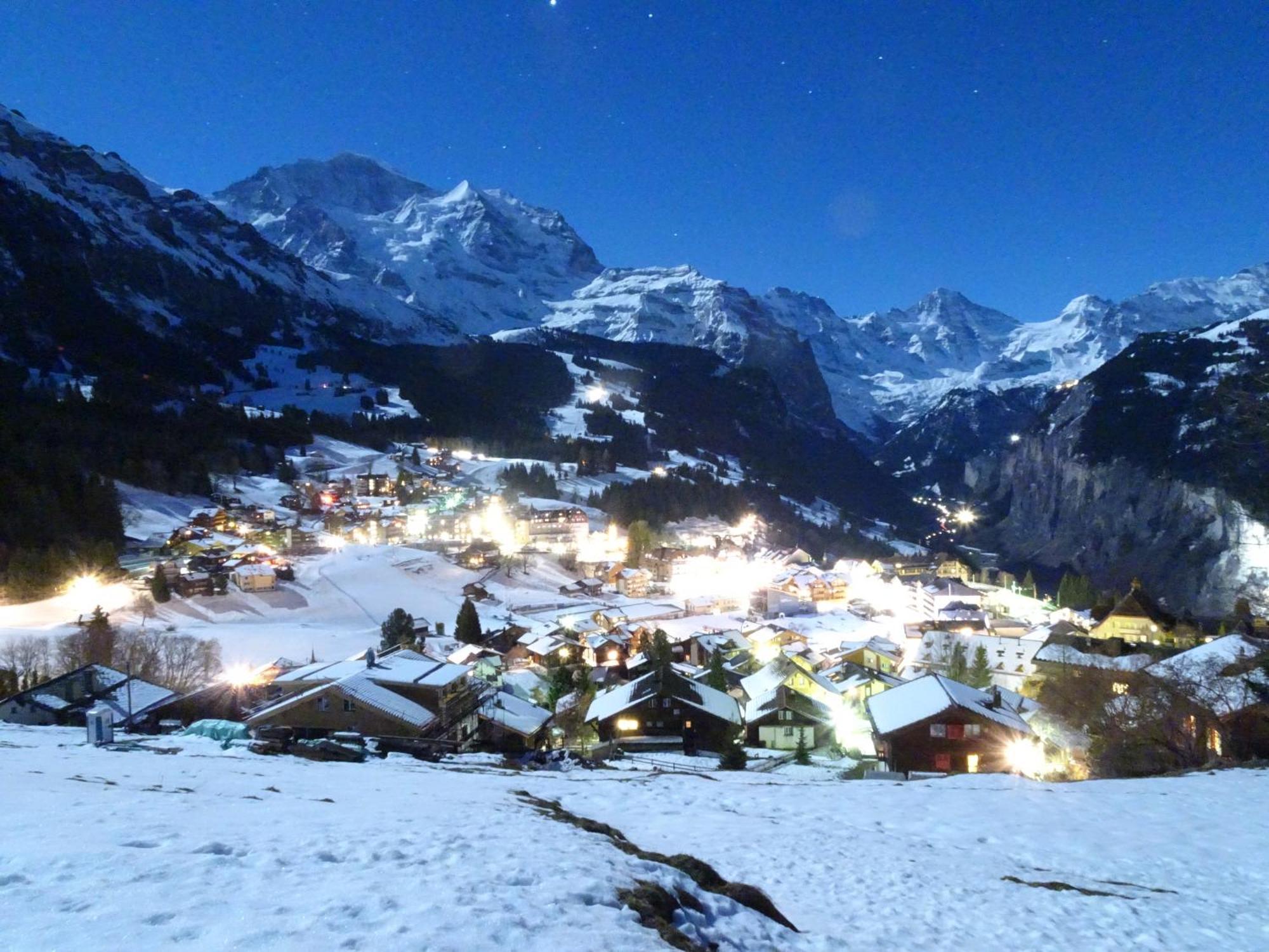 Chalet Alpina Gyger Wengen Exteriér fotografie